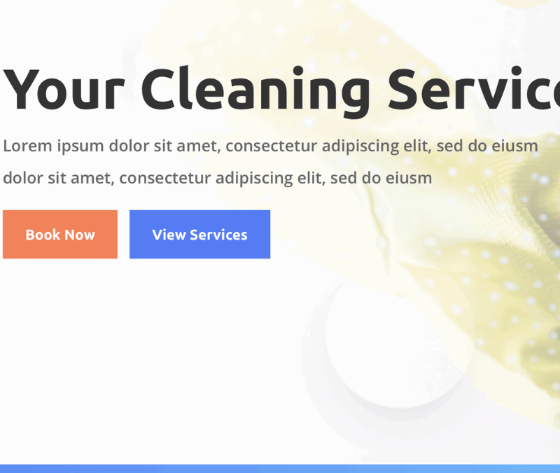 🧼 Sample Cleaning Service Website